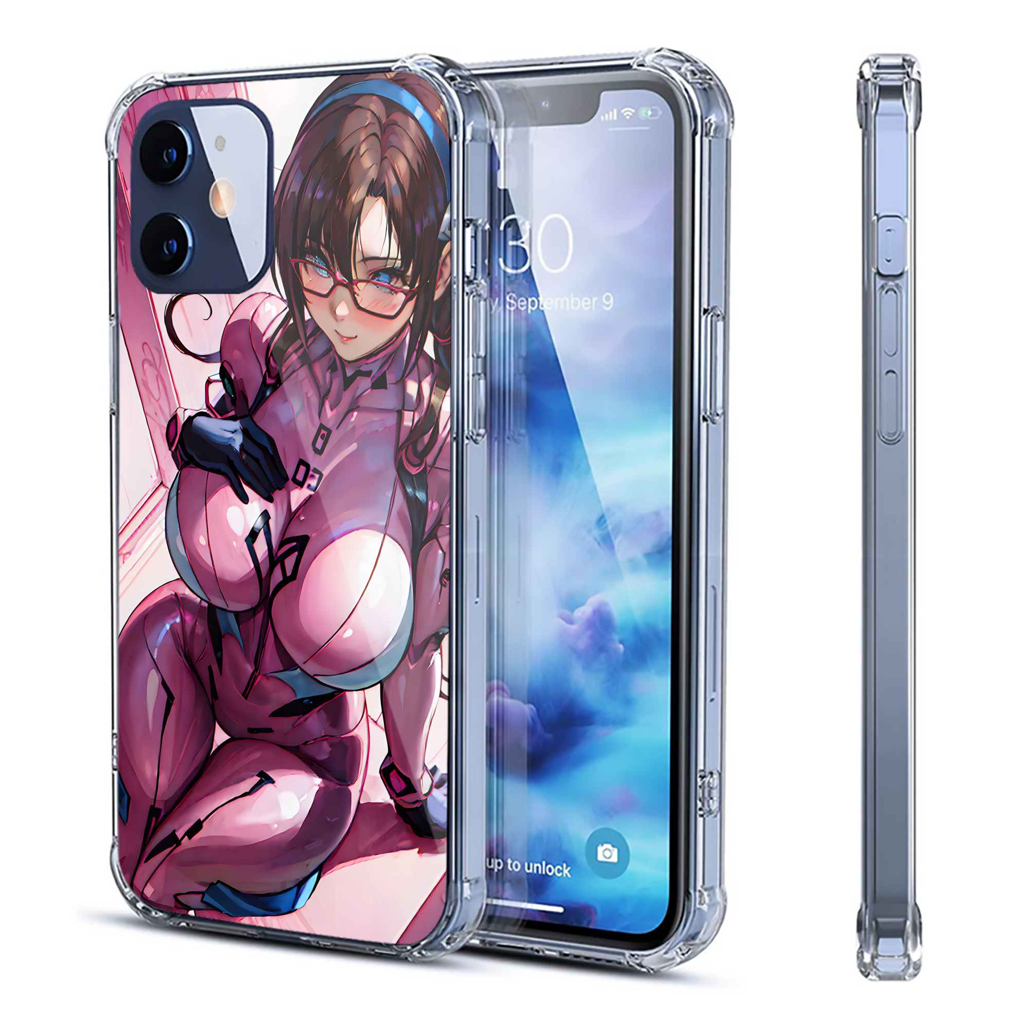 （画像用） EVA 新世紀エヴァンゲリオン 【iPhone 12シリーズ対応】透明スマホケース（クリアソフトケース）